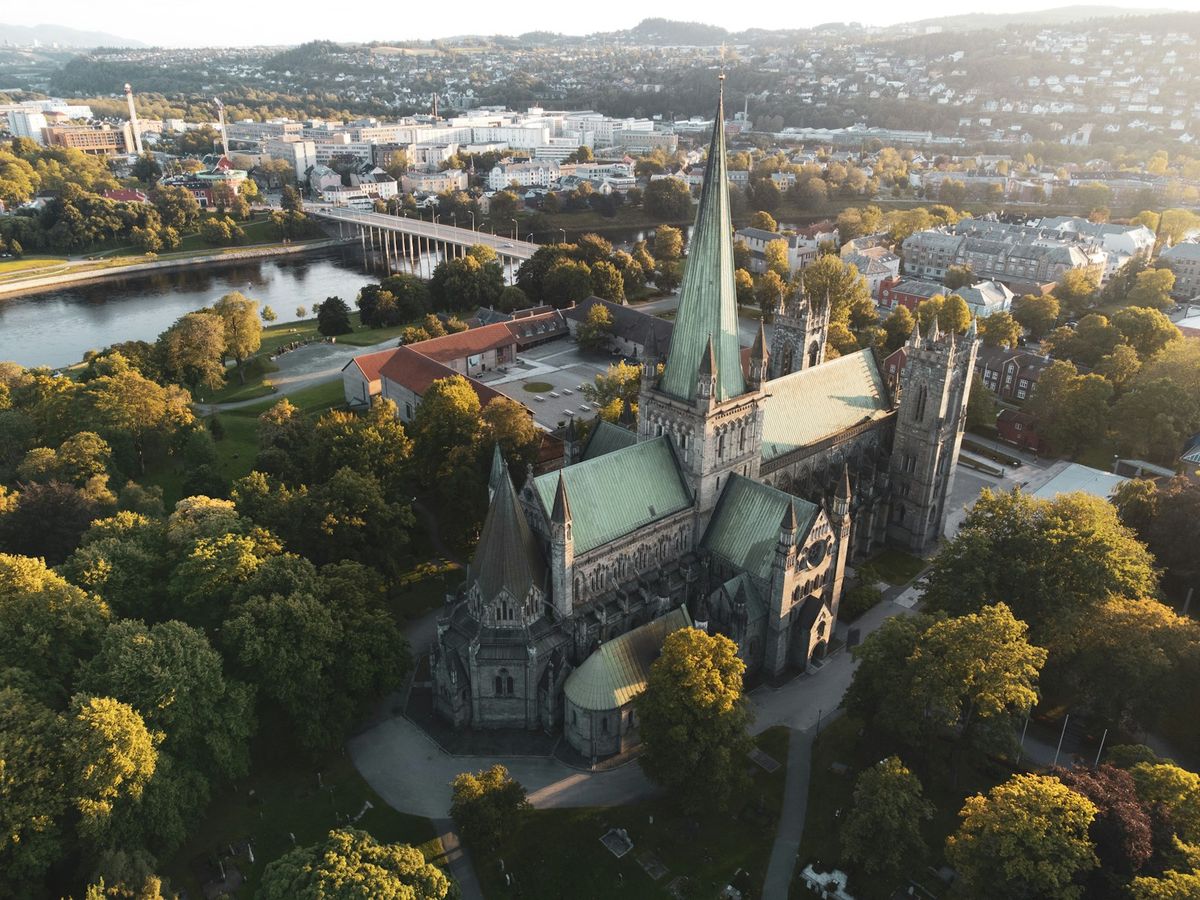 Nidarosdomen katedral i Trondheim