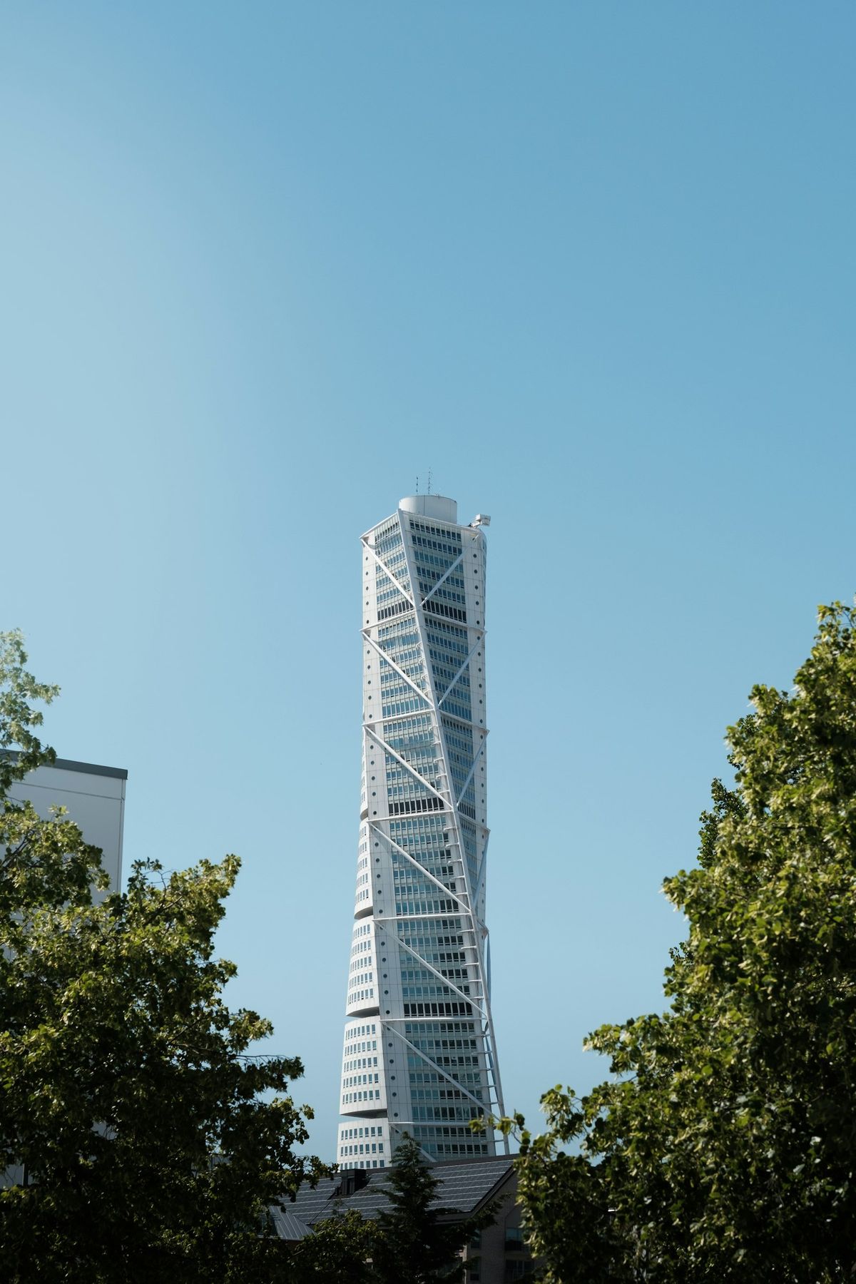 Turning Torso-skyskraperen i Malmö, byens mest kjente landemerke