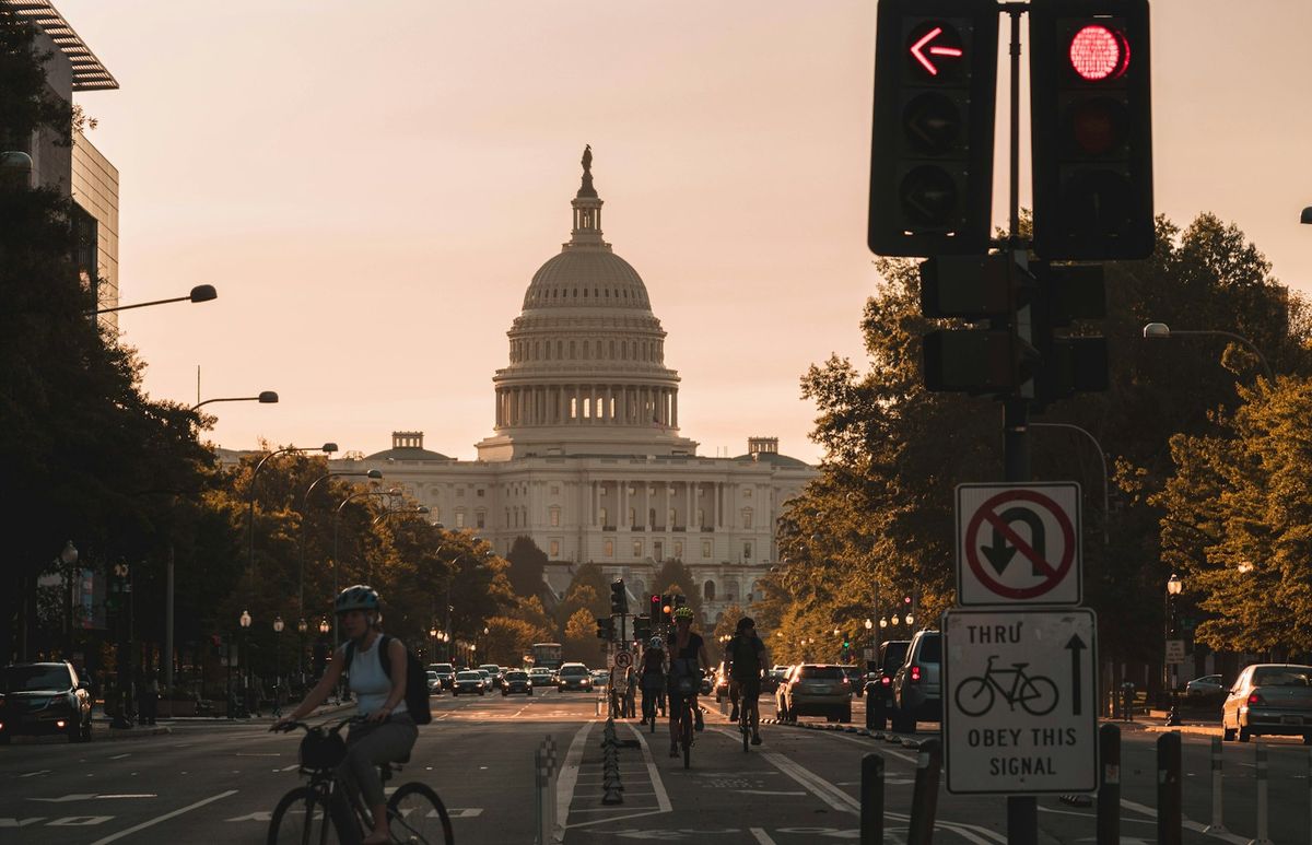 Kongressbygningen Capitol i Washington DC