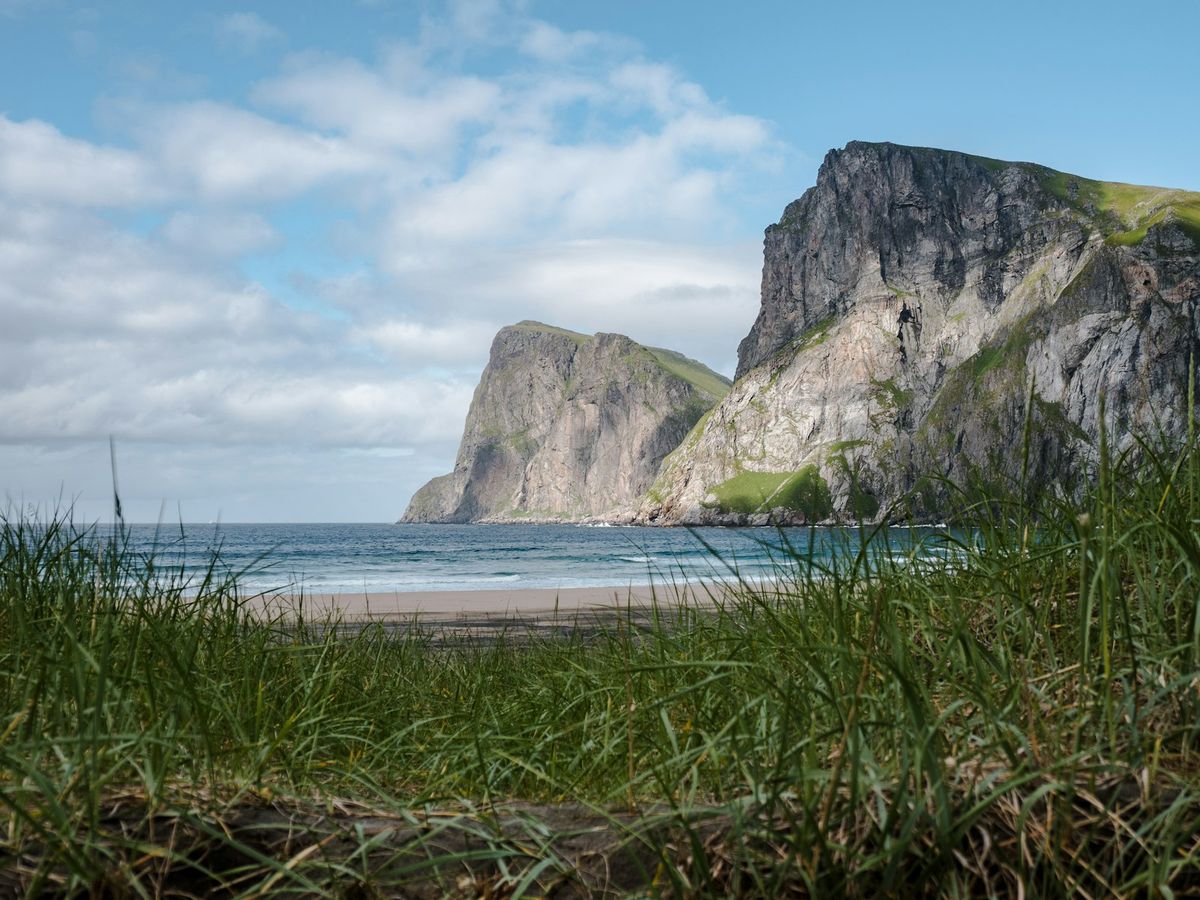 Kvalvika strand i Lofoten